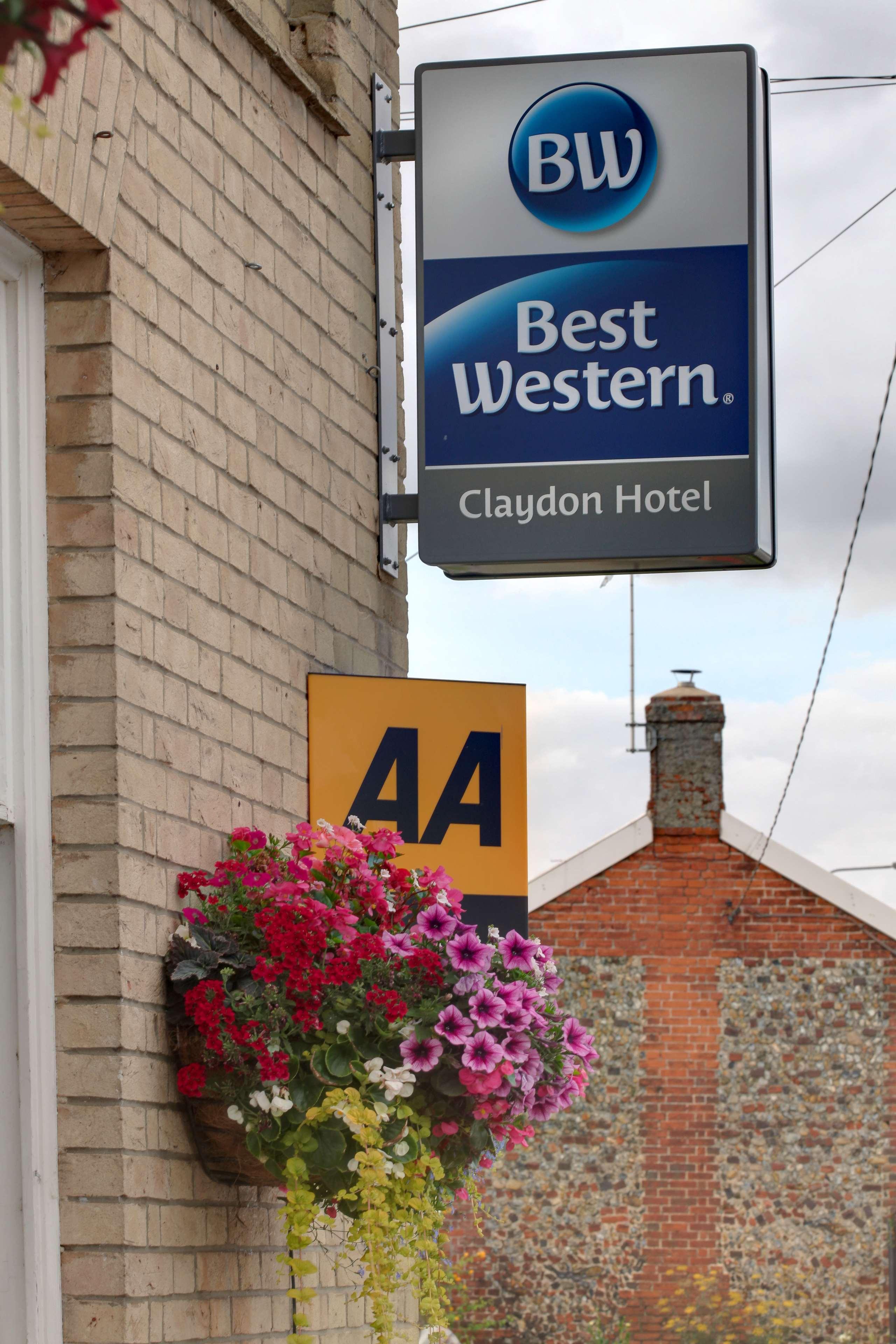Best Western Claydon Hotel Dış mekan fotoğraf